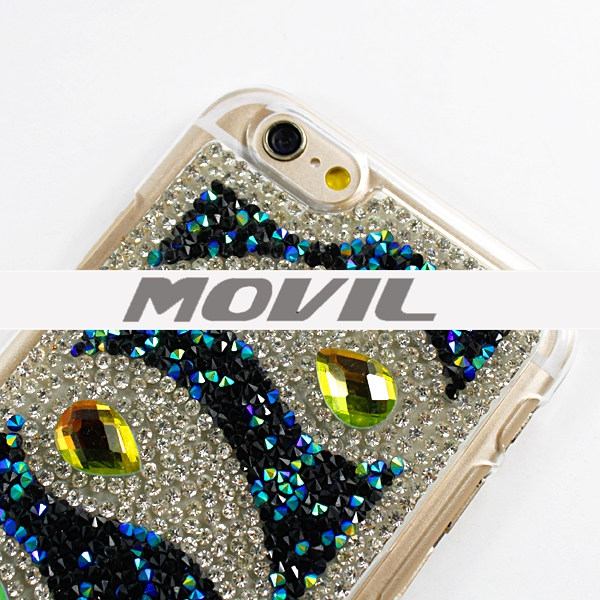 NP-2434 Bling TPU con diamante para el iPhone 6-5